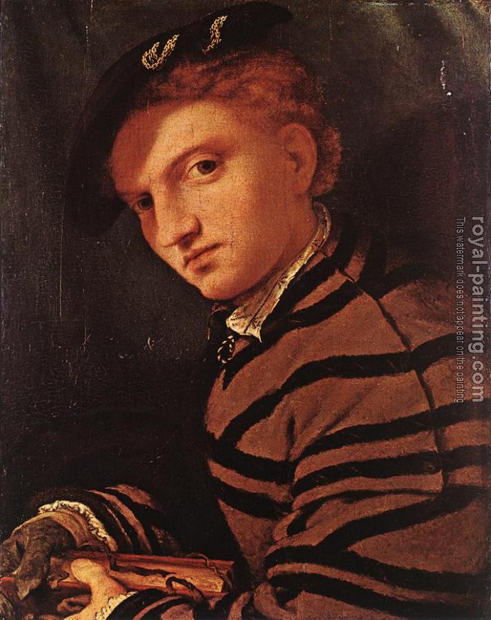 Lorenzo Lotto : Young Man with Book